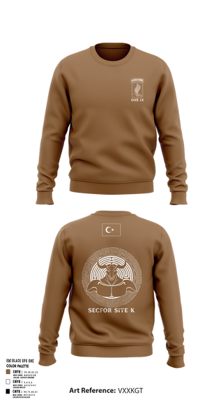 Crew Neck Sweatshirt, 173RD ABN, Army, Teamtime, Team time, sublimation, custom sports apparel, team uniforms, spirit wear, spiritwear, sports uniforms, custom shirts, team store, custom team store, fundraiser sports, apparel fundraiser