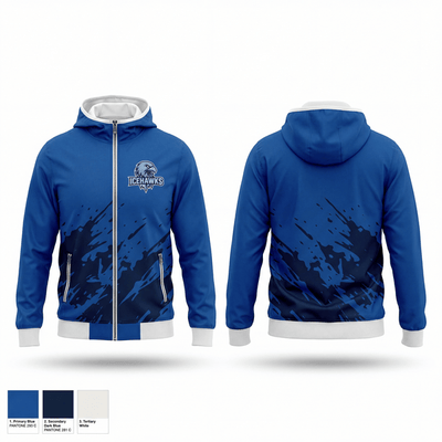 Charlotte Icehawks 40870331 Windbreaker - 1