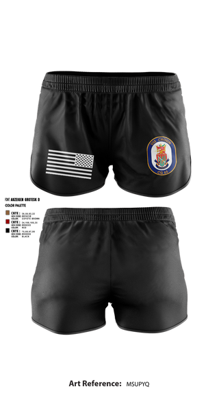 Ranger Panties, USS CHOSIN, , Teamtime, Team time, sublimation, custom sports apparel, team uniforms, spirit wear, spiritwear, sports uniforms, custom shirts, team store, custom team store, fundraiser sports, apparel fundraiser