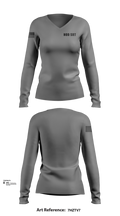 NOD SRT 79617066 Women's Long Sleeve V-neck Shirt - 102