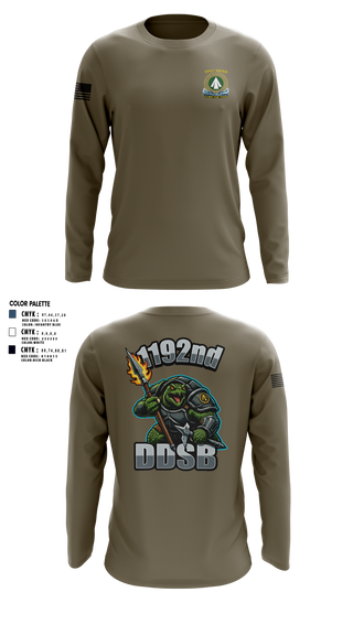 Long Sleeve Performance Shirt, 1192nd DDSB, Army, Teamtime, Team time, sublimation, custom sports apparel, team uniforms, spirit wear, spiritwear, sports uniforms, custom shirts, team store, custom team store, fundraiser sports, apparel fundraiser