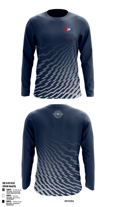 Nevada Elite Wrestling Long Sleeve Performance Shirt 1