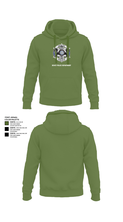Dewey Police Department 16354640 Hoodie - 49