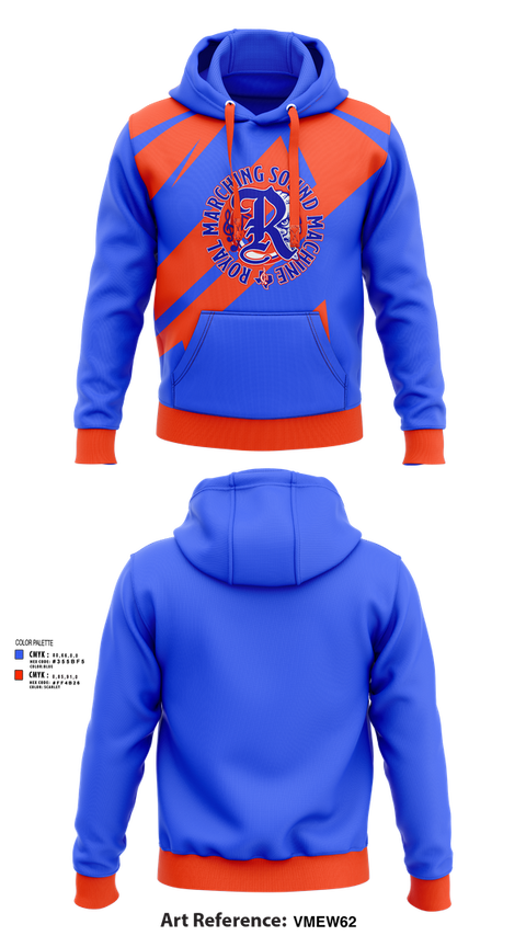 Hoodie, Royal High School Band, Spirit Store, Teamtime, Team time, sublimation, custom sports apparel, team uniforms, spirit wear, spiritwear, sports uniforms, custom shirts, team store, custom team store, fundraiser sports, apparel fundraiser