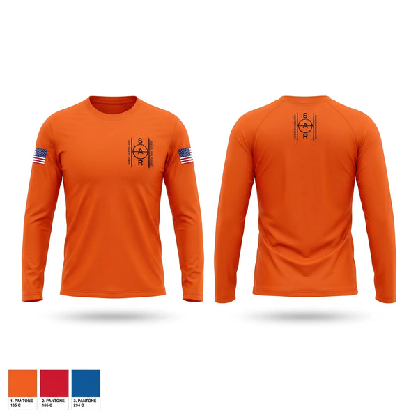 Long Sleeve Performance Shirt, Heber Overgaard Search and Rescue, Fire Department, Teamtime, Team time, sublimation, custom sports apparel, team uniforms, spirit wear, spiritwear, sports uniforms, custom shirts, team store, custom team store, fundraiser sports, apparel fundraiser