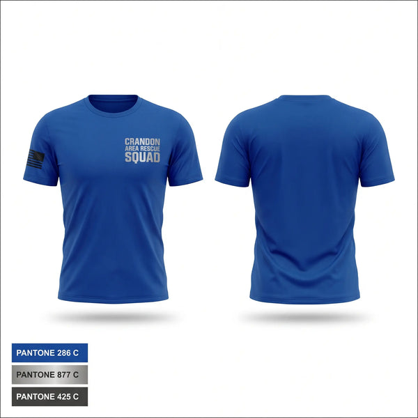 Short Sleeve Performance Shirt, Crandon Area Rescue Squad, EMS/EMT, Teamtime, Team time, sublimation, custom sports apparel, team uniforms, spirit wear, spiritwear, sports uniforms, custom shirts, team store, custom team store, fundraiser sports, apparel fundraiser