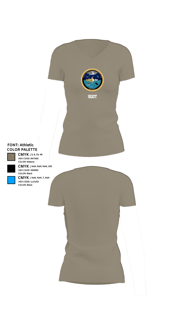 Womens Short Sleeve Vneck Shirt, SGOT, , Teamtime, Team time, sublimation, custom sports apparel, team uniforms, spirit wear, spiritwear, sports uniforms, custom shirts, team store, custom team store, fundraiser sports, apparel fundraiser