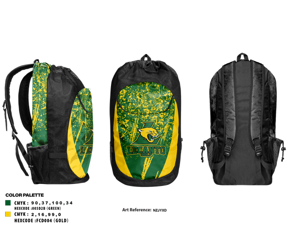 Gear Bag, Lecanto High School Golf, Golf, Teamtime, Team time, sublimation, custom sports apparel, team uniforms, spirit wear, spiritwear, sports uniforms, custom shirts, team store, custom team store, fundraiser sports, apparel fundraiser