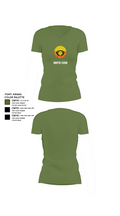 389th CSSB 42999540 Women's Short Sleeve V-neck Shirt - 44