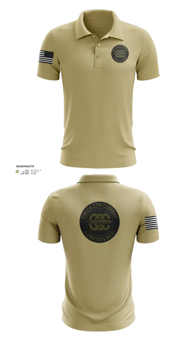 Colorado Combat Conference 90728248 Short Sleeve Performance Polo - 23