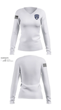 Maumelle PD 82584519 Women's Long Sleeve V-neck Shirt - 22