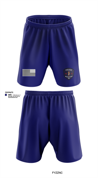 Athletic Shorts With Pockets, Morgantown Police Department, Police, Teamtime, Team time, sublimation, custom sports apparel, team uniforms, spirit wear, spiritwear, sports uniforms, custom shirts, team store, custom team store, fundraiser sports, apparel fundraiser
