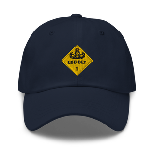 1st EOD DET 18111177 Classic Dad Hat | Yupoong 6245CM