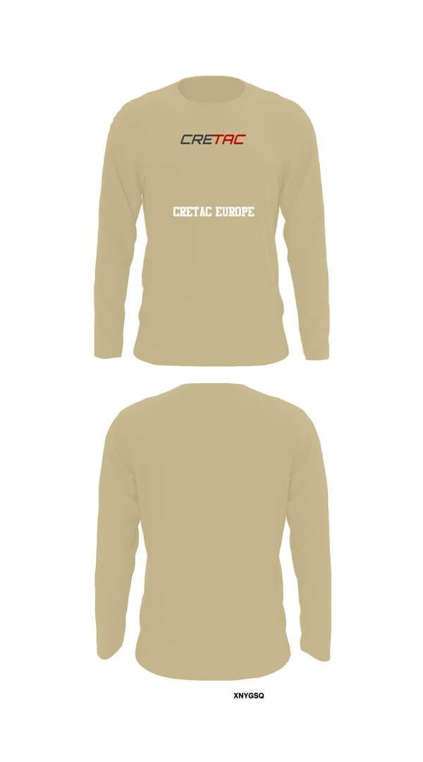 Long Sleeve Performance Shirt, CRETAC Europe, , Teamtime, Team time, sublimation, custom sports apparel, team uniforms, spirit wear, spiritwear, sports uniforms, custom shirts, team store, custom team store, fundraiser sports, apparel fundraiser