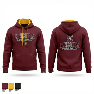Hoodie, Conestoga, Women's Basketball, Teamtime, Team time, sublimation, custom sports apparel, team uniforms, spirit wear, spiritwear, sports uniforms, custom shirts, team store, custom team store, fundraiser sports, apparel fundraiser