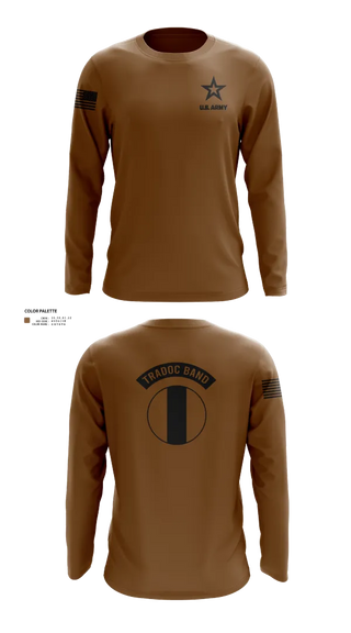 Long Sleeve Performance Shirt, TRADOC Band, , Teamtime, Team time, sublimation, custom sports apparel, team uniforms, spirit wear, spiritwear, sports uniforms, custom shirts, team store, custom team store, fundraiser sports, apparel fundraiser