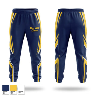 Sweatpants, The Ville Cheer, Cheer, Teamtime, Team time, sublimation, custom sports apparel, team uniforms, spirit wear, spiritwear, sports uniforms, custom shirts, team store, custom team store, fundraiser sports, apparel fundraiser