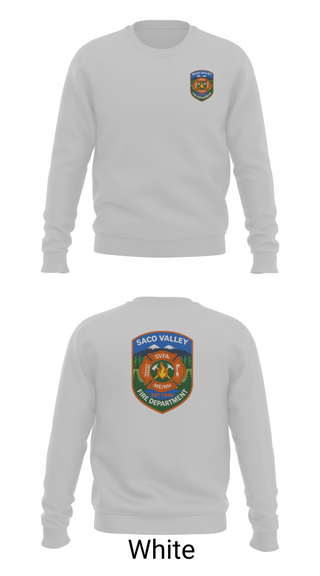 Crew Neck Sweatshirt, Saco Valley Fire Department, Fire Department, Teamtime, Team time, sublimation, custom sports apparel, team uniforms, spirit wear, spiritwear, sports uniforms, custom shirts, team store, custom team store, fundraiser sports, apparel fundraiser
