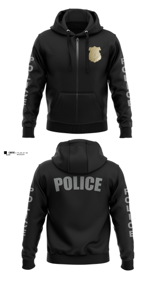 Zip Hoodie, Street Crimes, Police, Teamtime, Team time, sublimation, custom sports apparel, team uniforms, spirit wear, spiritwear, sports uniforms, custom shirts, team store, custom team store, fundraiser sports, apparel fundraiser