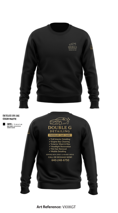 Double G detail 86618946 Crew Neck Sweatshirt - 100