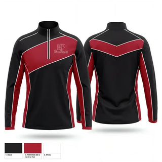 Quarter Zip Jacket, EP Panthers, Men's Basketball, Teamtime, Team time, sublimation, custom sports apparel, team uniforms, spirit wear, spiritwear, sports uniforms, custom shirts, team store, custom team store, fundraiser sports, apparel fundraiser
