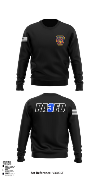 Crew Neck Sweatshirt, PAAS, EMS/EMT, Teamtime, Team time, sublimation, custom sports apparel, team uniforms, spirit wear, spiritwear, sports uniforms, custom shirts, team store, custom team store, fundraiser sports, apparel fundraiser