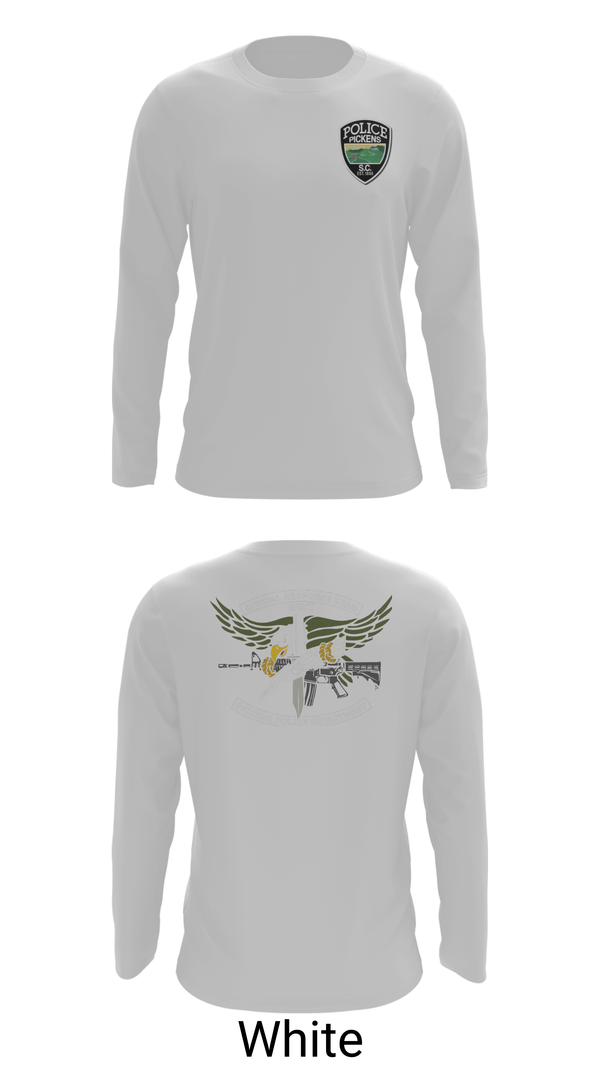 Long Sleeve Performance Shirt, Pickens Police Department Special Response Team, Police, Teamtime, Team time, sublimation, custom sports apparel, team uniforms, spirit wear, spiritwear, sports uniforms, custom shirts, team store, custom team store, fundraiser sports, apparel fundraiser