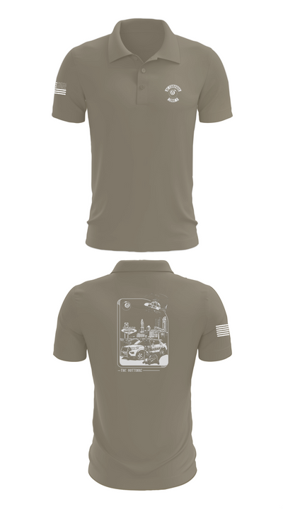 Columbus Division of Police- 8C Company 60108409 Short Sleeve Performance Polo - 64