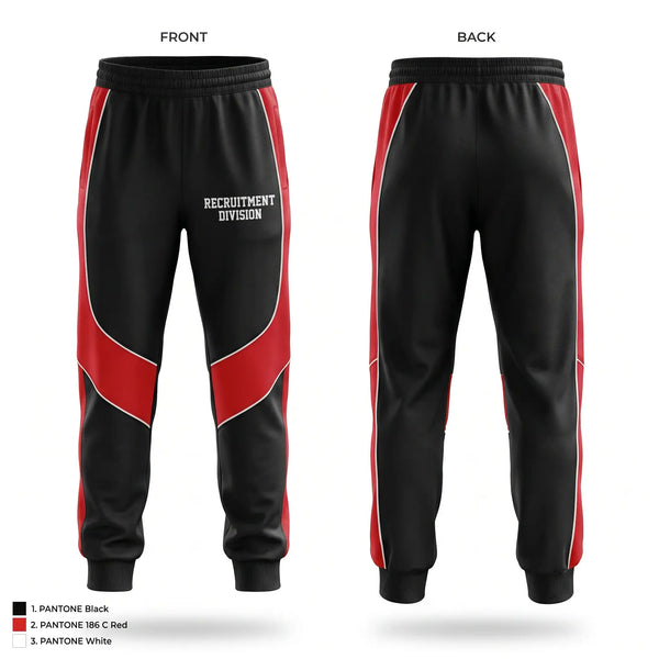 Sweatpants, Recruitment Division, Police, Teamtime, Team time, sublimation, custom sports apparel, team uniforms, spirit wear, spiritwear, sports uniforms, custom shirts, team store, custom team store, fundraiser sports, apparel fundraiser