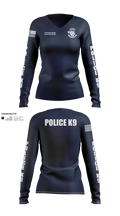 St George Police K9 5470782 Women's Long Sleeve V-neck Shirt - 100