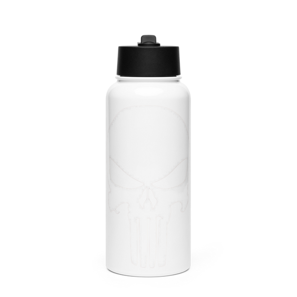 Texas dept of Public Safety 65893746 Stainless Steel Water Bottle with a Straw Lid