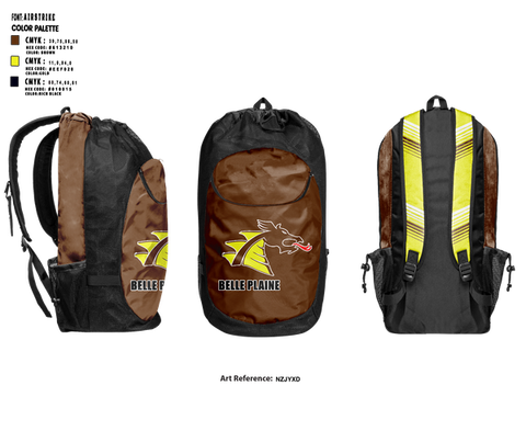 Gear Bag, Belle Plaine High School, Spirit Store, Teamtime, Team time, sublimation, custom sports apparel, team uniforms, spirit wear, spiritwear, sports uniforms, custom shirts, team store, custom team store, fundraiser sports, apparel fundraiser