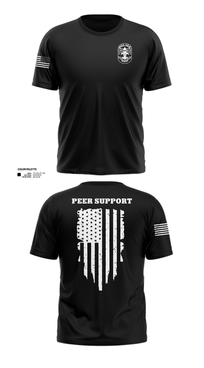 LMPD PEER SUPPORT 60613190 Short Sleeve Performance Shirt - 40