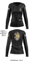 5th Special Forces Group 48922041 Women's Long Sleeve V-neck Shirt - 3