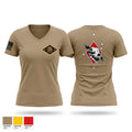226 k9 Women's Short Sleeve V-neck Shirt - 1
