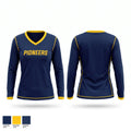 PIONEERS Women's Long Sleeve V-neck Shirt - 1