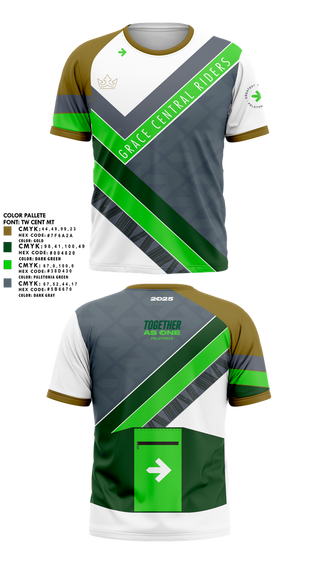 Short Sleeve Performance Shirt, Grace Central Riders Pelotonia, Cycling, Teamtime, Team time, sublimation, custom sports apparel, team uniforms, spirit wear, spiritwear, sports uniforms, custom shirts, team store, custom team store, fundraiser sports, apparel fundraiser