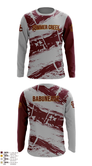 Long Sleeve Performance Shirt, Summer Creek High School Bowling, Bowling, Teamtime, Team time, sublimation, custom sports apparel, team uniforms, spirit wear, spiritwear, sports uniforms, custom shirts, team store, custom team store, fundraiser sports, apparel fundraiser