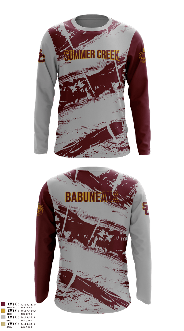Long Sleeve Performance Shirt, Summer Creek High School Bowling, Bowling, Teamtime, Team time, sublimation, custom sports apparel, team uniforms, spirit wear, spiritwear, sports uniforms, custom shirts, team store, custom team store, fundraiser sports, apparel fundraiser