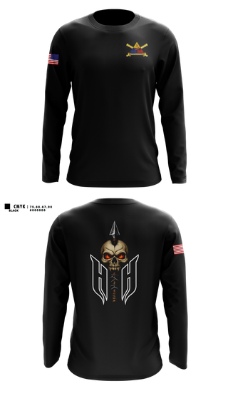 Long Sleeve Performance Shirt, 1AD DIVARTY HHB, Army, Teamtime, Team time, sublimation, custom sports apparel, team uniforms, spirit wear, spiritwear, sports uniforms, custom shirts, team store, custom team store, fundraiser sports, apparel fundraiser