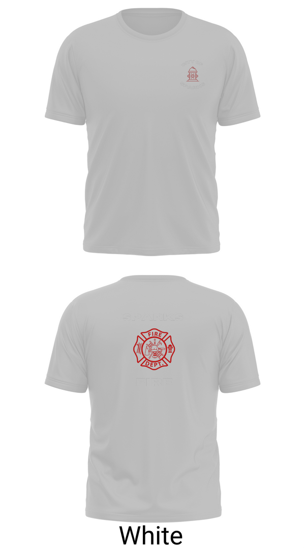 Old School Cotton Feel Shirt, Sparks Fire Department, Fire Department, Teamtime, Team time, sublimation, custom sports apparel, team uniforms, spirit wear, spiritwear, sports uniforms, custom shirts, team store, custom team store, fundraiser sports, apparel fundraiser