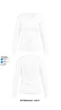 Smyrna High school 69076451 Women's Long Sleeve V-neck Shirt - 15