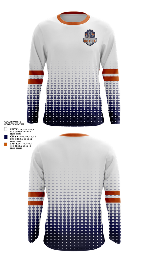 Long Sleeve Performance Shirt, Northwest Arkansas Citadel, , Teamtime, Team time, sublimation, custom sports apparel, team uniforms, spirit wear, spiritwear, sports uniforms, custom shirts, team store, custom team store, fundraiser sports, apparel fundraiser
