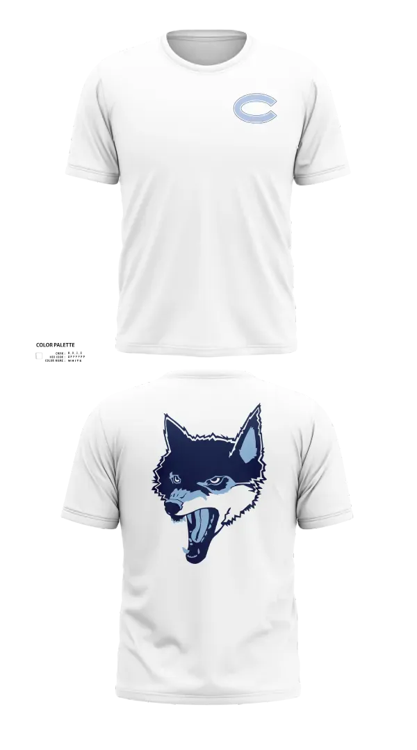 Old School Cotton Feel Shirt, Clarksburg High School, , Teamtime, Team time, sublimation, custom sports apparel, team uniforms, spirit wear, spiritwear, sports uniforms, custom shirts, team store, custom team store, fundraiser sports, apparel fundraiser