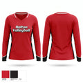 Holton Volleyball Women's Long Sleeve V-neck Shirt - 1