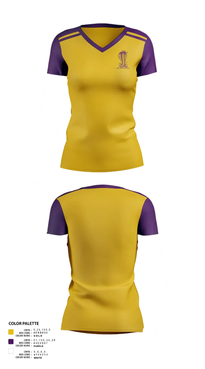 Fort Pierce Central Volleyball 35655657 Women's Short Sleeve V-neck Shirt - 21