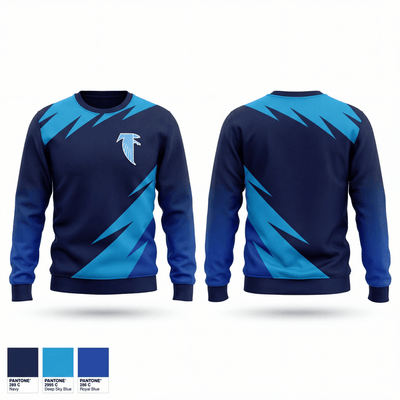 West Rowan Falcons 76430841 Crew Neck Sweatshirt - 1