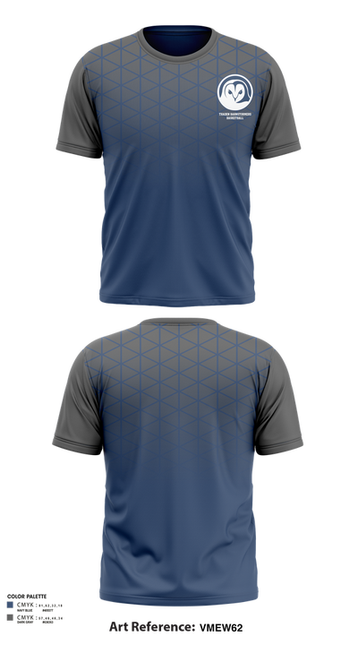 Thaden Barnstormers Basketball 77377479 Short Sleeve Performance Shirt - 2