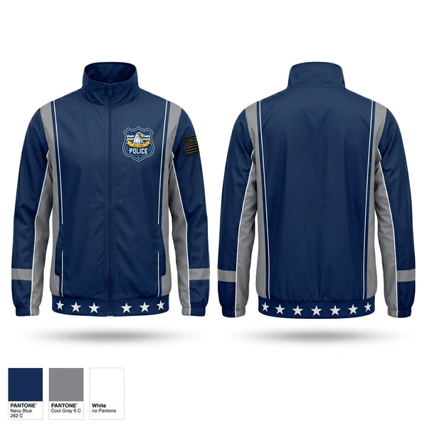 Windbreaker, Eau Claire Police Department, Police, Teamtime, Team time, sublimation, custom sports apparel, team uniforms, spirit wear, spiritwear, sports uniforms, custom shirts, team store, custom team store, fundraiser sports, apparel fundraiser