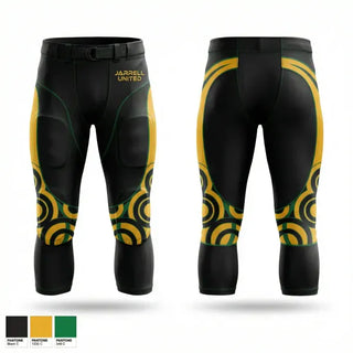 Integrated Football Pants, Jarrell United, , Teamtime, Team time, sublimation, custom sports apparel, team uniforms, spirit wear, spiritwear, sports uniforms, custom shirts, team store, custom team store, fundraiser sports, apparel fundraiser